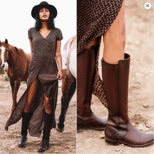FRYE Elegant Brown Riding Boots